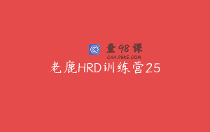 老鹿HRD训练营25