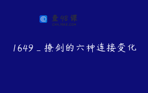 1649_撩剑的六种连接变化