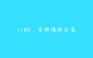 1185_全新编绳合集