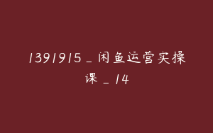 1391915_闲鱼运营实操课_14