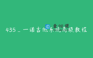 435_一诺吉他系统高级教程