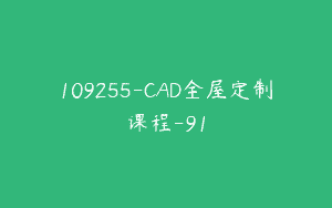 109255-CAD全屋定制课程-91
