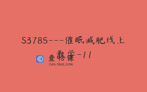 S3785---催眠减肥线上教学-11