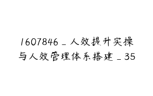 1607846_人效提升实操与人效管理体系搭建_35