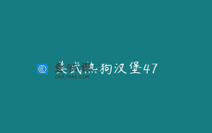 美式热狗汉堡47