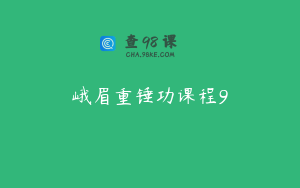 峨眉重锤功课程9