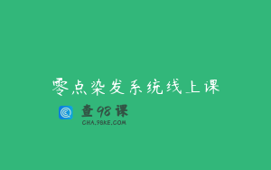 零点染发系统线上课