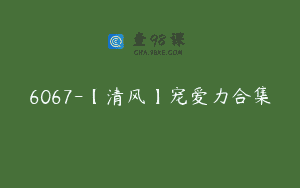 6067-【清风】宠爱力合集