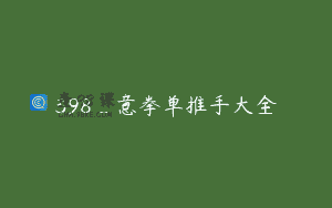 398_意拳单推手大全