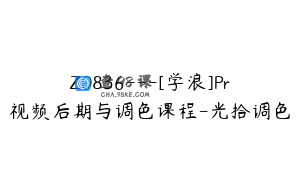 Z0836---[学浪]Pr视频后期与调色课程-光拾调色