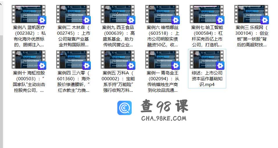 十大案例带你进入资本运作的世界