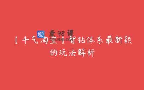 【牛气淘宝】智钻体系最新颖的玩法解析