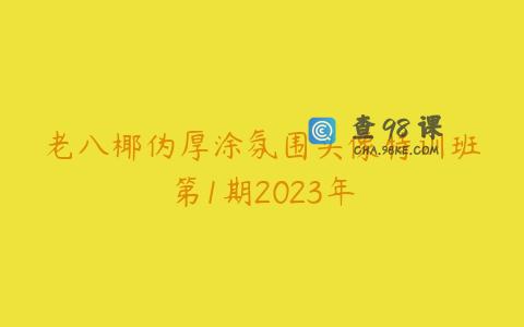 老八椰伪厚涂氛围头像特训班第1期2023年