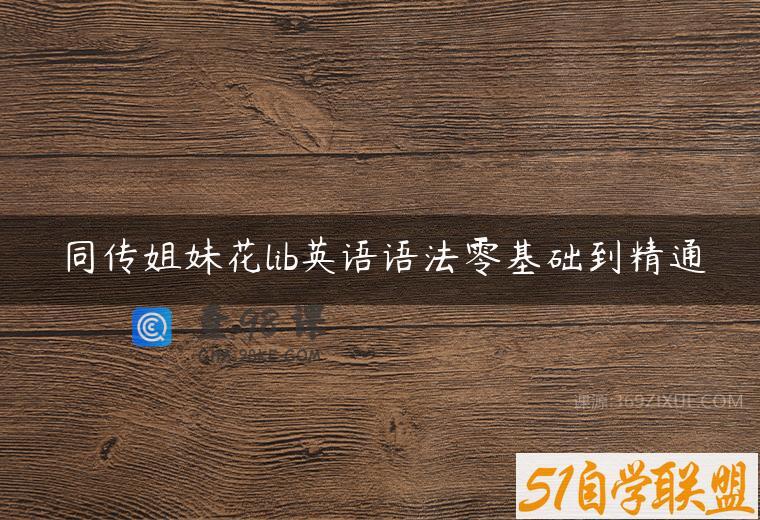 同传姐妹花lib英语语法零基础到精通