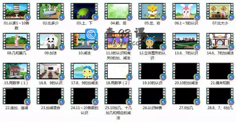 大智动漫数学1-6年级