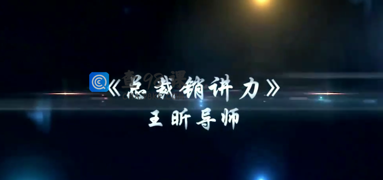招商女神王昕《总裁销讲力》（7集讲座视频）