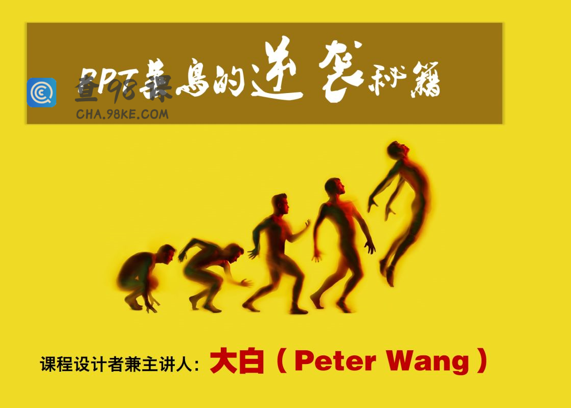 PPT菜鸟的逆袭秘籍视频课