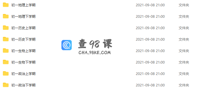 2021海曼教育《初一史地政生》地理历史生物政治上下学期