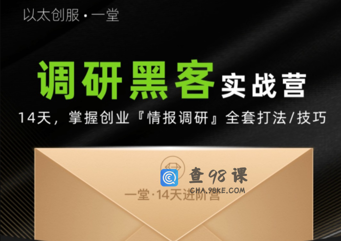 调研黑客实战营