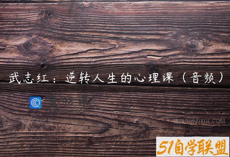 武志红：逆转人生的心理课（音频）