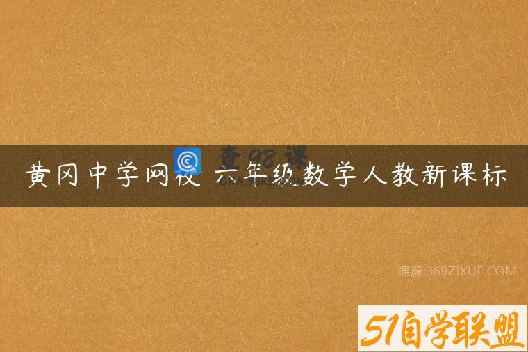 黄冈中学网校 六年级数学人教新课标