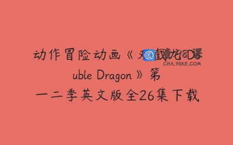 动作冒险动画《双截龙 Double Dragon》第一二季英文版全26集下载