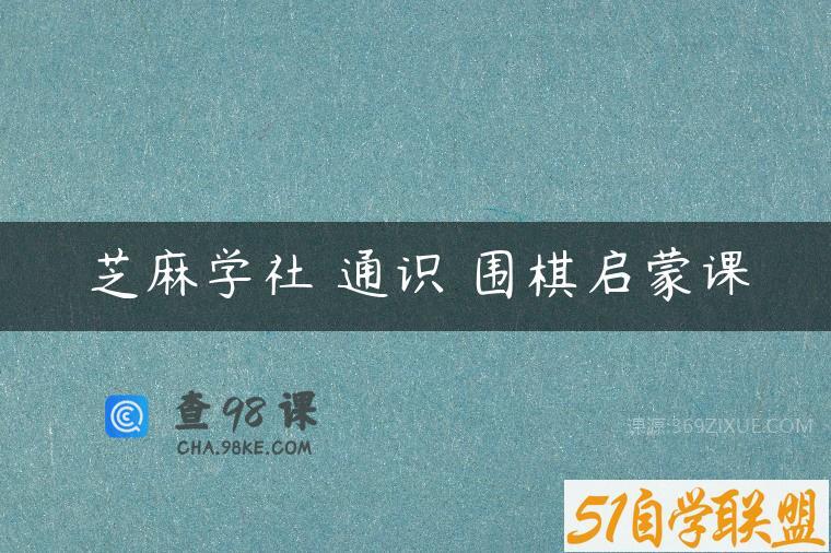 芝麻学社 通识 围棋启蒙课