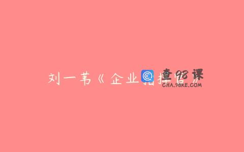 刘一苇《企业指挥官》