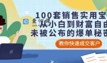 100套销售实用宝典从小白到财富自由