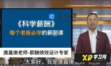 老板必学的薪酬实操课 _ 唐老师讲商业