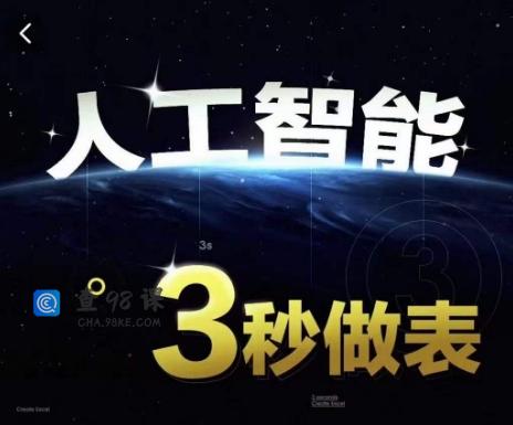 人工智能AI处理表格制作技巧Excel函数公式WPS数据分析，无需经验三秒做表，提高职场竞争力