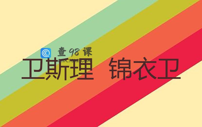 卫斯理观察，卫斯理锦衣卫实盘分析，文章+盘中直播
