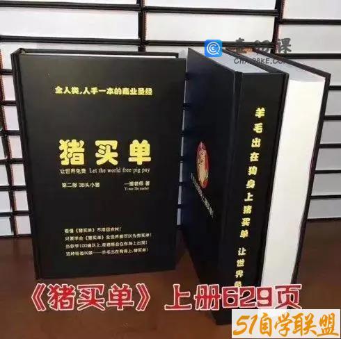 一诺老师《猪买单》含上下册实操落地手册pdf电子书