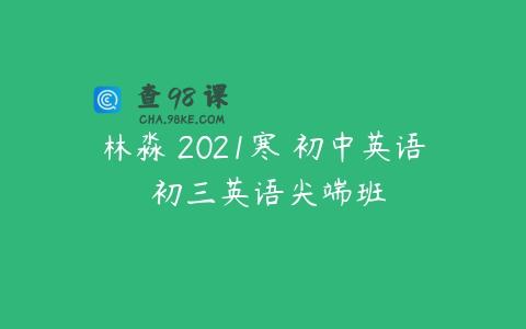 林淼 2021寒 初中英语 初三英语尖端班
