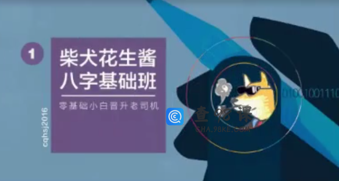 柴犬花生酱八字基础班送速成