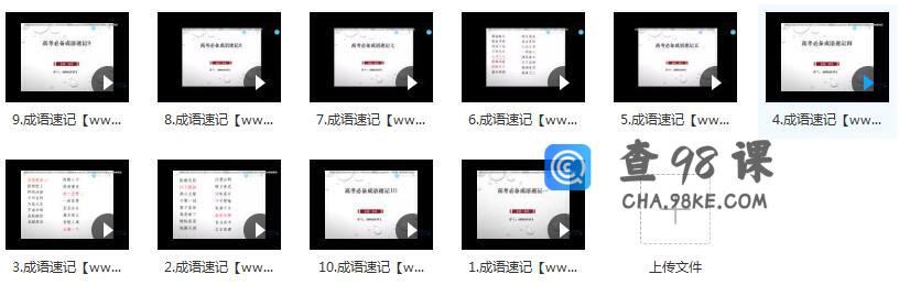 10小时速记高中语文常见高频800成语_高考语文成语专题课程(腾讯课堂 乘风)