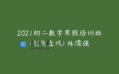 2021初二数学寒假培训班(创新在线) 林儒强