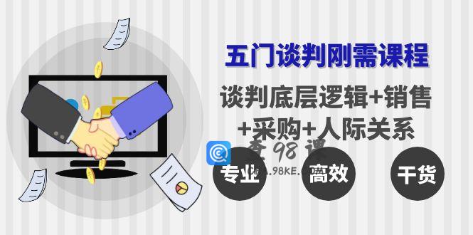 李力刚谈判系列 五门谈判人际关系