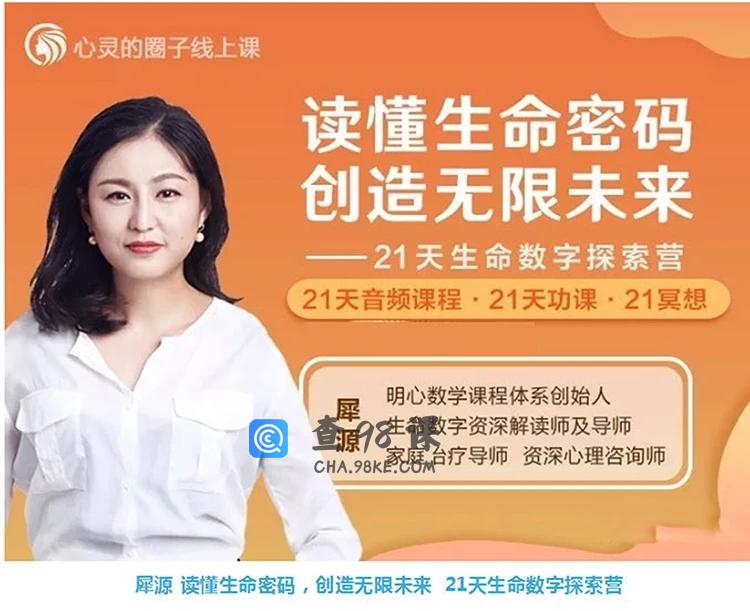 犀源读懂生命密码，创造无限未来 21天生命数字探索营 音频+文档