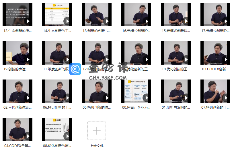 高茂源-互联网时代创新密码20讲：百度阿里都在用的CODEX创新体系