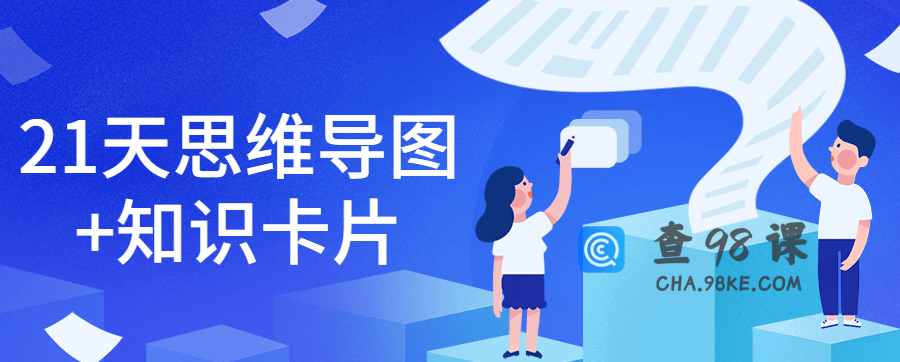 21天思维导图+知识卡片