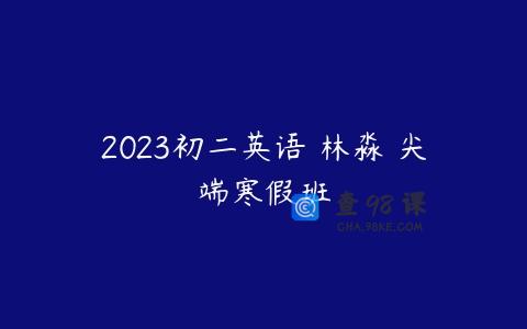 2023初二英语 林淼 尖端寒假班