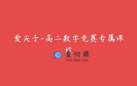 爱尖子-高二数学竞赛专属课程