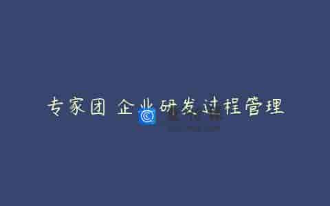 专家团 企业研发过程管理