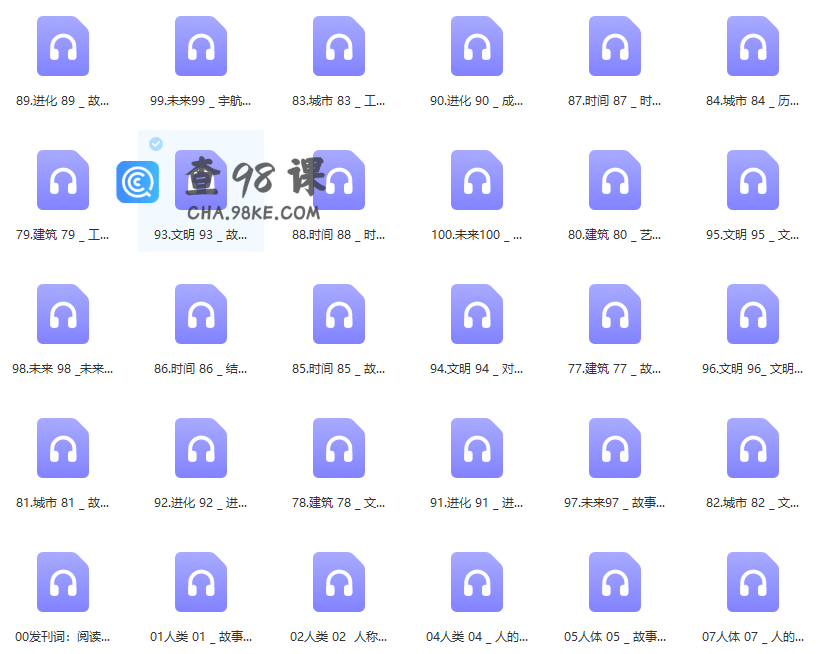 【完结】提升孩子阅读能力的100堂通识课