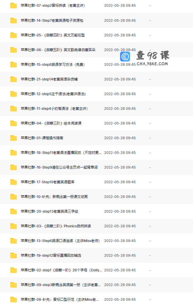 老黄讲英语（全套课程）