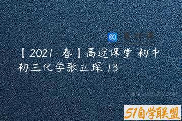【2021-春】高途课堂 初中 初三化学张立琛 13