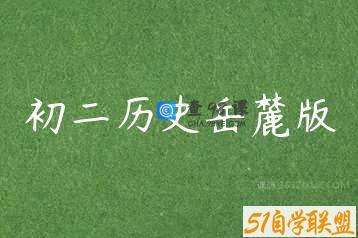 初二历史岳麓版