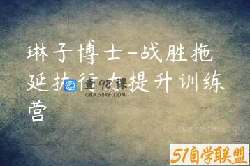 琳子博士-战胜拖延执行力提升训练营