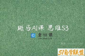 斑马AI课 思维S3